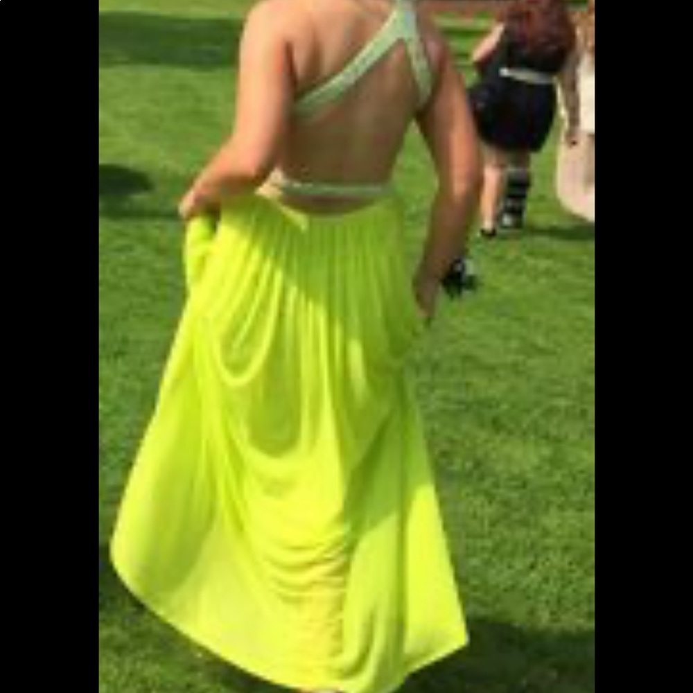 Lime Green Prom Dress